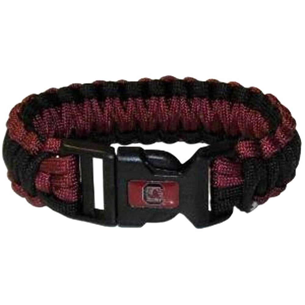 NCAA South Carolina Survival Bracelet Paracord 9" Outdoor Gamecocks Survivor